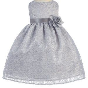 Toddler Infant Baby Lace Easter Party Spring Summer Wedding Flower Girl Dress